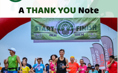 Good Earth Run 2019 Thank You Note